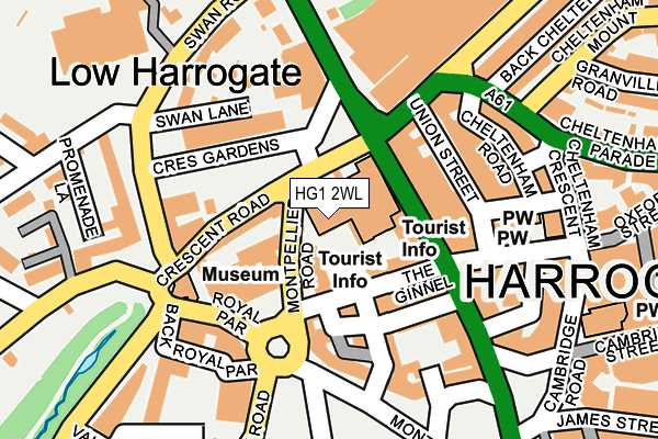 HG1 2WL map - OS OpenMap – Local (Ordnance Survey)