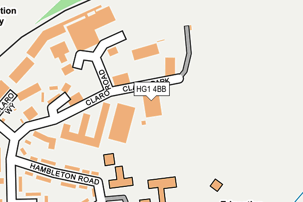 HG1 4BB map - OS OpenMap – Local (Ordnance Survey)