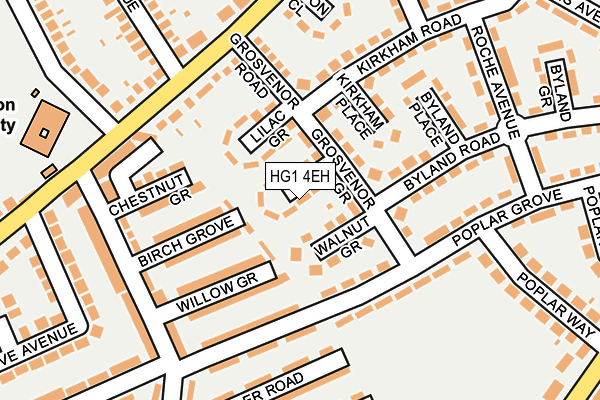 HG1 4EH map - OS OpenMap – Local (Ordnance Survey)