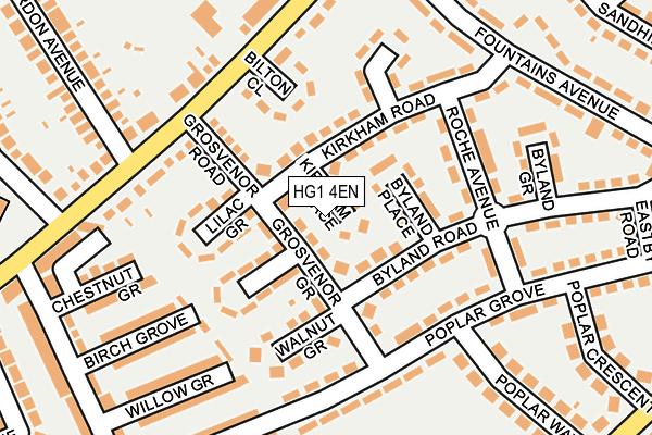 HG1 4EN map - OS OpenMap – Local (Ordnance Survey)