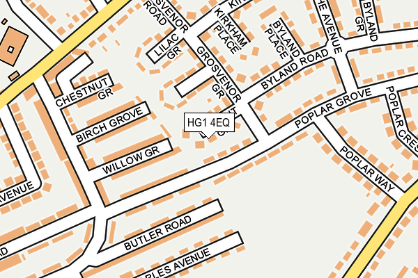 HG1 4EQ map - OS OpenMap – Local (Ordnance Survey)