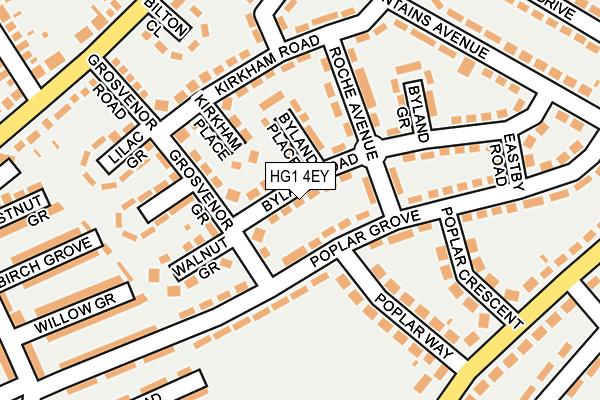 HG1 4EY map - OS OpenMap – Local (Ordnance Survey)