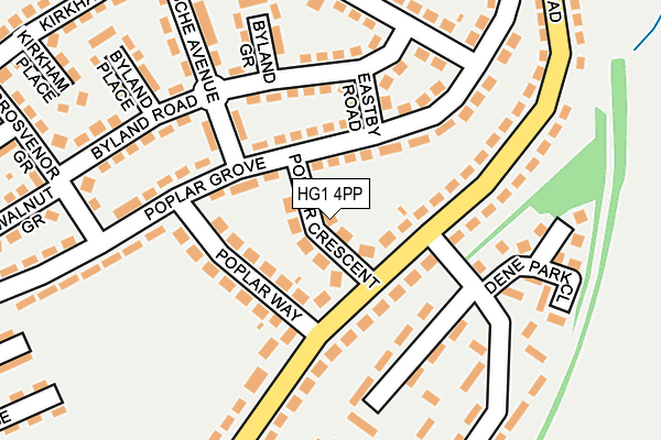 HG1 4PP map - OS OpenMap – Local (Ordnance Survey)