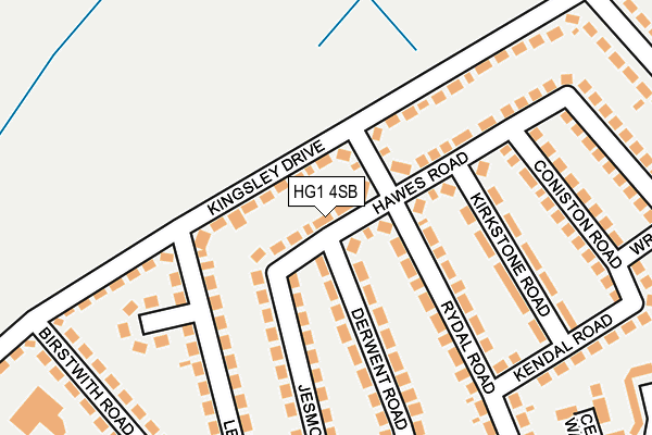 HG1 4SB map - OS OpenMap – Local (Ordnance Survey)