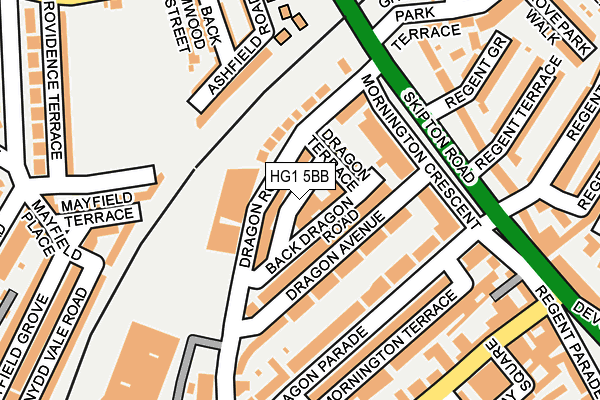 HG1 5BB map - OS OpenMap – Local (Ordnance Survey)