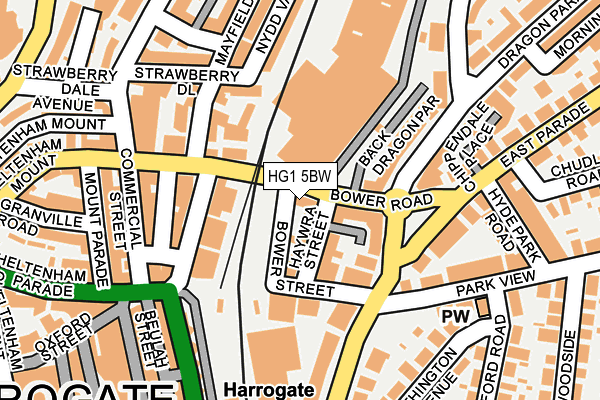 Map of HANSHAWS MANAGEMENT LIMITED at local scale