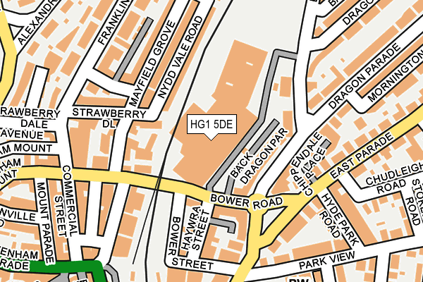 HG1 5DE map - OS OpenMap – Local (Ordnance Survey)