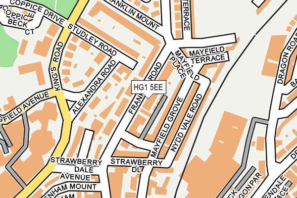 HG1 5EE map - OS OpenMap – Local (Ordnance Survey)