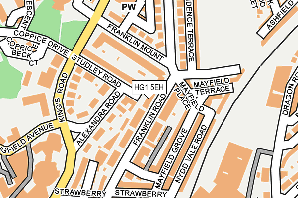 HG1 5EH map - OS OpenMap – Local (Ordnance Survey)
