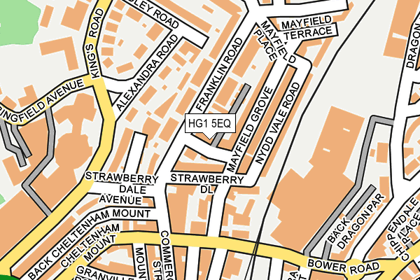 HG1 5EQ map - OS OpenMap – Local (Ordnance Survey)