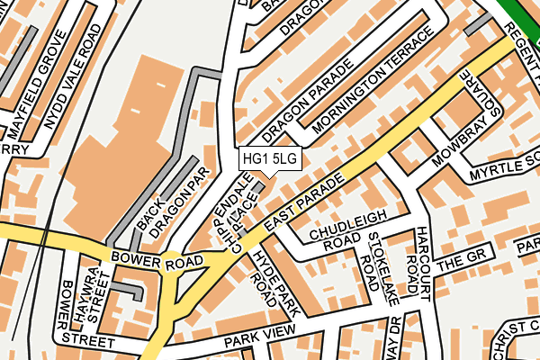 HG1 5LG map - OS OpenMap – Local (Ordnance Survey)