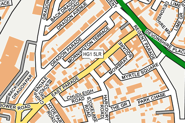 HG1 5LR map - OS OpenMap – Local (Ordnance Survey)