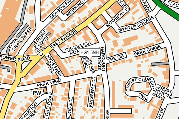 HG1 5NH map - OS OpenMap – Local (Ordnance Survey)