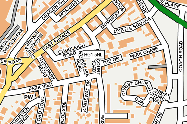 HG1 5NL map - OS OpenMap – Local (Ordnance Survey)