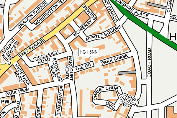 HG1 5NN map - OS OpenMap – Local (Ordnance Survey)