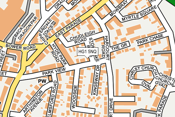 HG1 5NQ map - OS OpenMap – Local (Ordnance Survey)