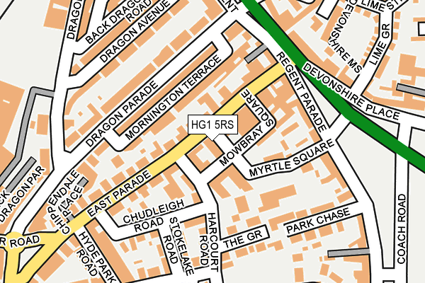 HG1 5RS map - OS OpenMap – Local (Ordnance Survey)