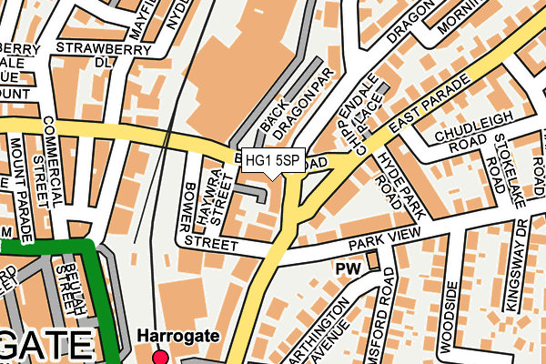 HG1 5SP map - OS OpenMap – Local (Ordnance Survey)