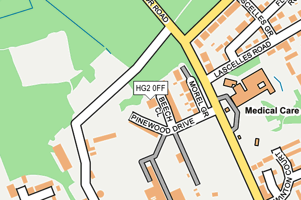 HG2 0FF map - OS OpenMap – Local (Ordnance Survey)
