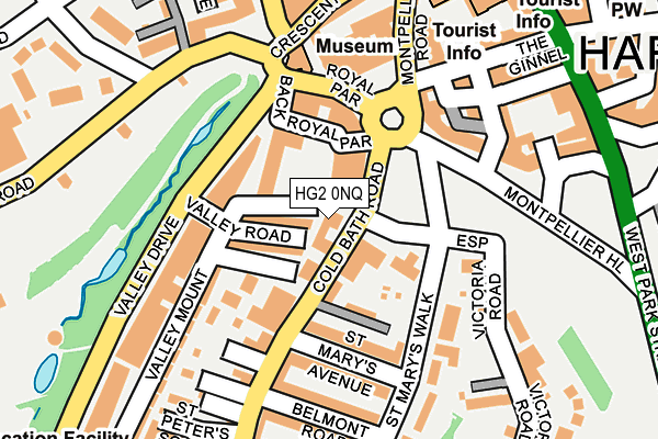 HG2 0NQ map - OS OpenMap – Local (Ordnance Survey)