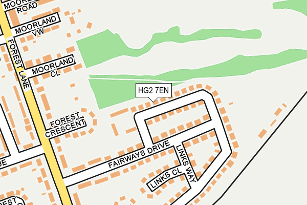 HG2 7EN map - OS OpenMap – Local (Ordnance Survey)
