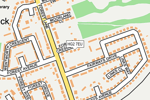 HG2 7EU map - OS OpenMap – Local (Ordnance Survey)