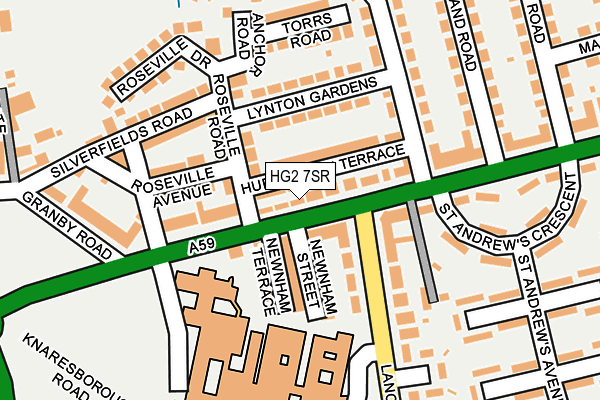 HG2 7SR map - OS OpenMap – Local (Ordnance Survey)