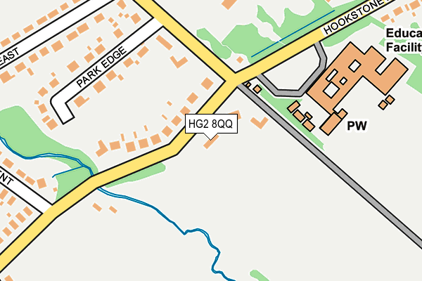 HG2 8QQ map - OS OpenMap – Local (Ordnance Survey)