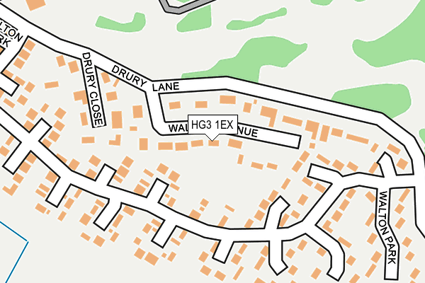 Map of HOLBECK RISE DEVELOPMENT LTD at local scale