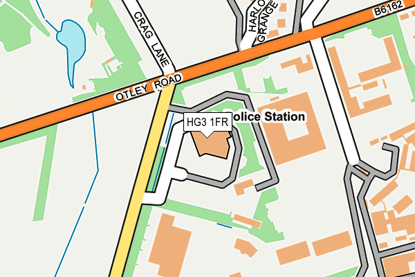 HG3 1FR map - OS OpenMap – Local (Ordnance Survey)
