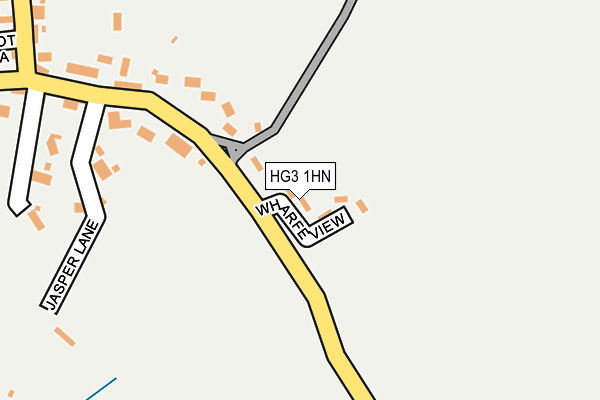 HG3 1HN map - OS OpenMap – Local (Ordnance Survey)