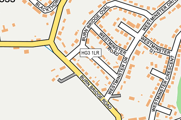 HG3 1LR map - OS OpenMap – Local (Ordnance Survey)