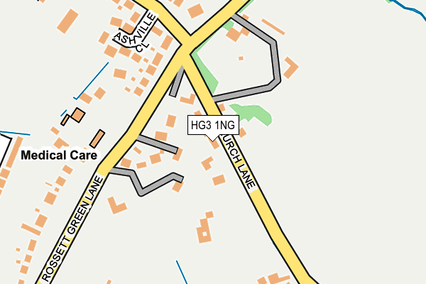 HG3 1NG map - OS OpenMap – Local (Ordnance Survey)