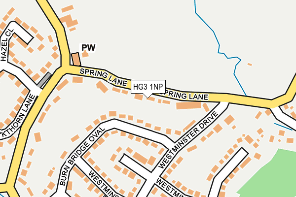 HG3 1NP map - OS OpenMap – Local (Ordnance Survey)