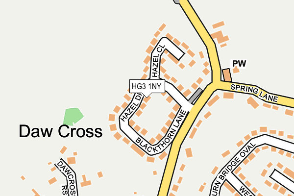 HG3 1NY map - OS OpenMap – Local (Ordnance Survey)