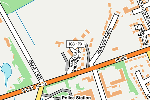 HG3 1PX map - OS OpenMap – Local (Ordnance Survey)