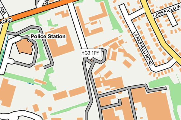 HG3 1PY map - OS OpenMap – Local (Ordnance Survey)