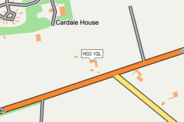 HG3 1QL map - OS OpenMap – Local (Ordnance Survey)