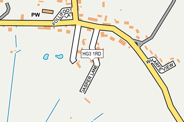 HG3 1RD map - OS OpenMap – Local (Ordnance Survey)