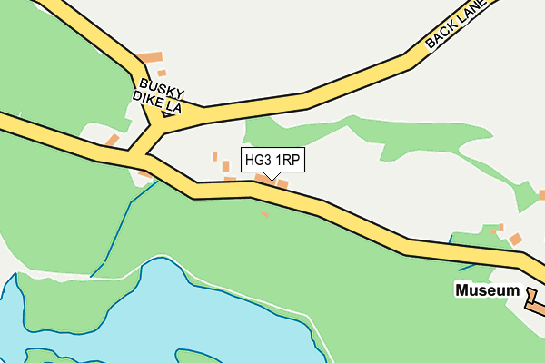HG3 1RP map - OS OpenMap – Local (Ordnance Survey)
