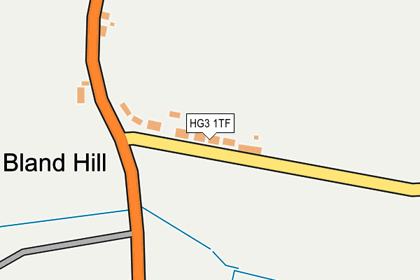 HG3 1TF map - OS OpenMap – Local (Ordnance Survey)