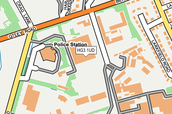 HG3 1UD map - OS OpenMap – Local (Ordnance Survey)