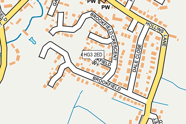 HG3 2ED map - OS OpenMap – Local (Ordnance Survey)