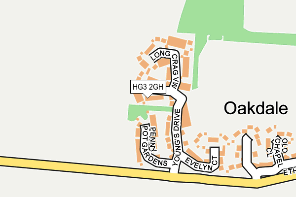 HG3 2GH map - OS OpenMap – Local (Ordnance Survey)