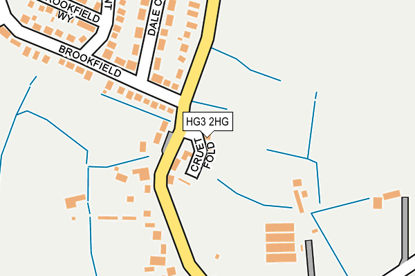 HG3 2HG map - OS OpenMap – Local (Ordnance Survey)