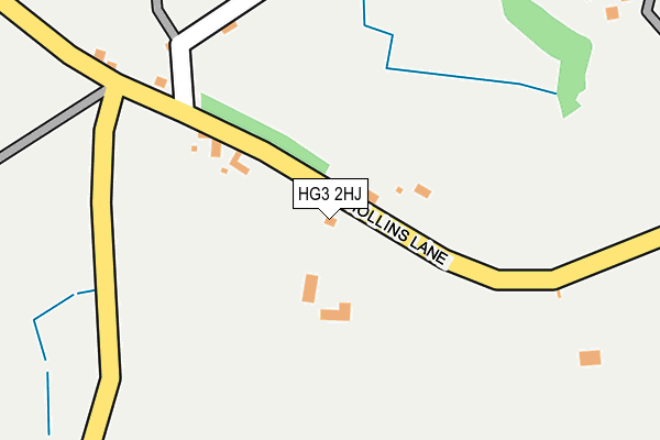 HG3 2HJ map - OS OpenMap – Local (Ordnance Survey)