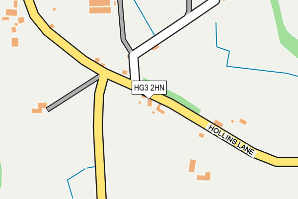 HG3 2HN map - OS OpenMap – Local (Ordnance Survey)