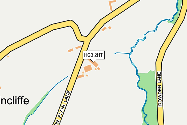HG3 2HT map - OS OpenMap – Local (Ordnance Survey)
