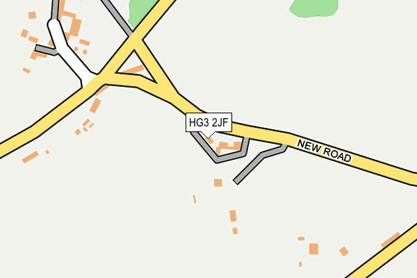 HG3 2JF map - OS OpenMap – Local (Ordnance Survey)