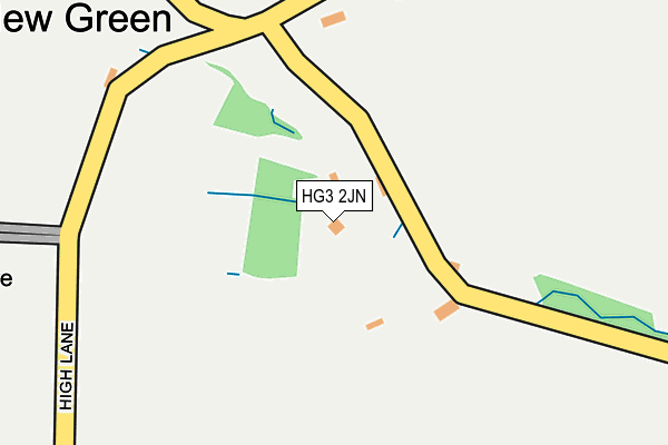HG3 2JN map - OS OpenMap – Local (Ordnance Survey)